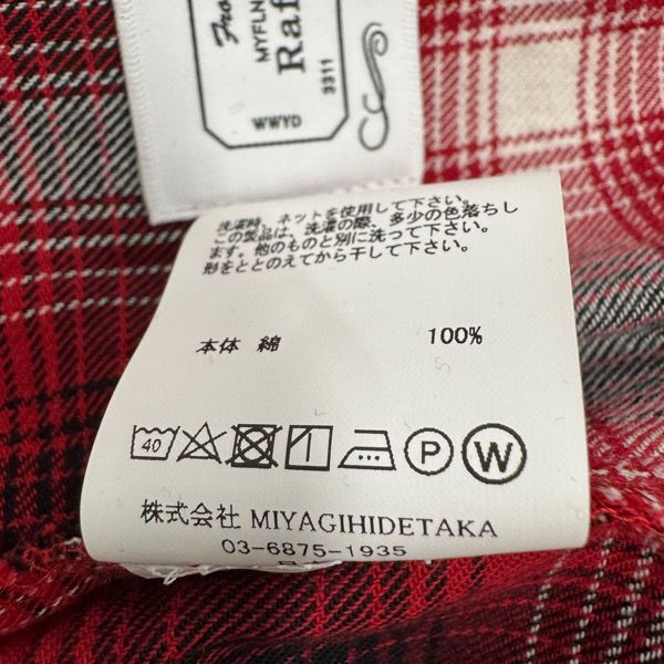 Rafu ラフ 24SS Short Pants ハーフパンツRafu028_24ss レッド M WWW_SMP1DAWEKUDUS_SCH_ID