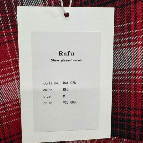 ハーフパンツRafu028_24ss レッド