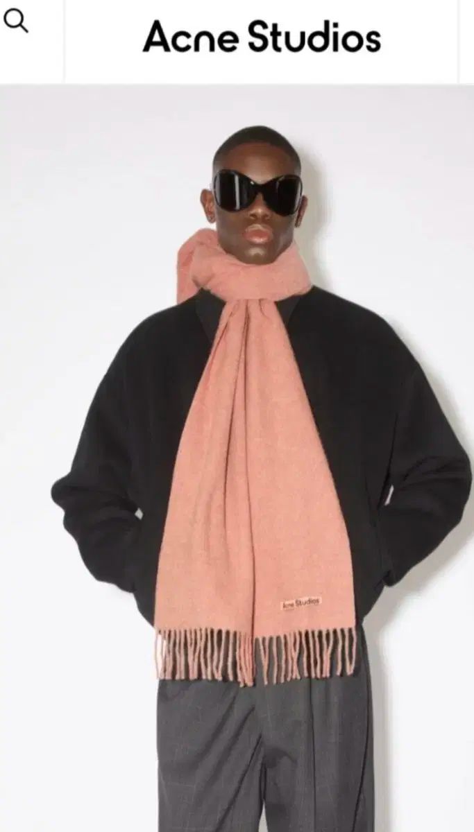 Acne Studios アクネストゥディオズ スカーフ ローズ マフラー