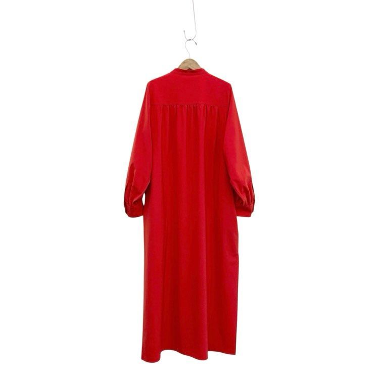 HYKE ハイク MAXI SHIRT DRESS スタンドカラーマキシシャツ ワンピース