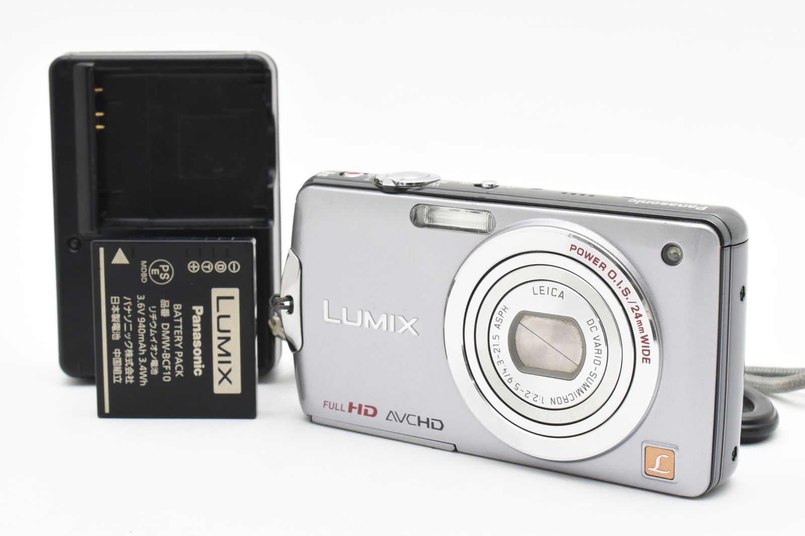 動作品 パナソニック Panasonic LUMIX DMC-FX700 シルバー E2339