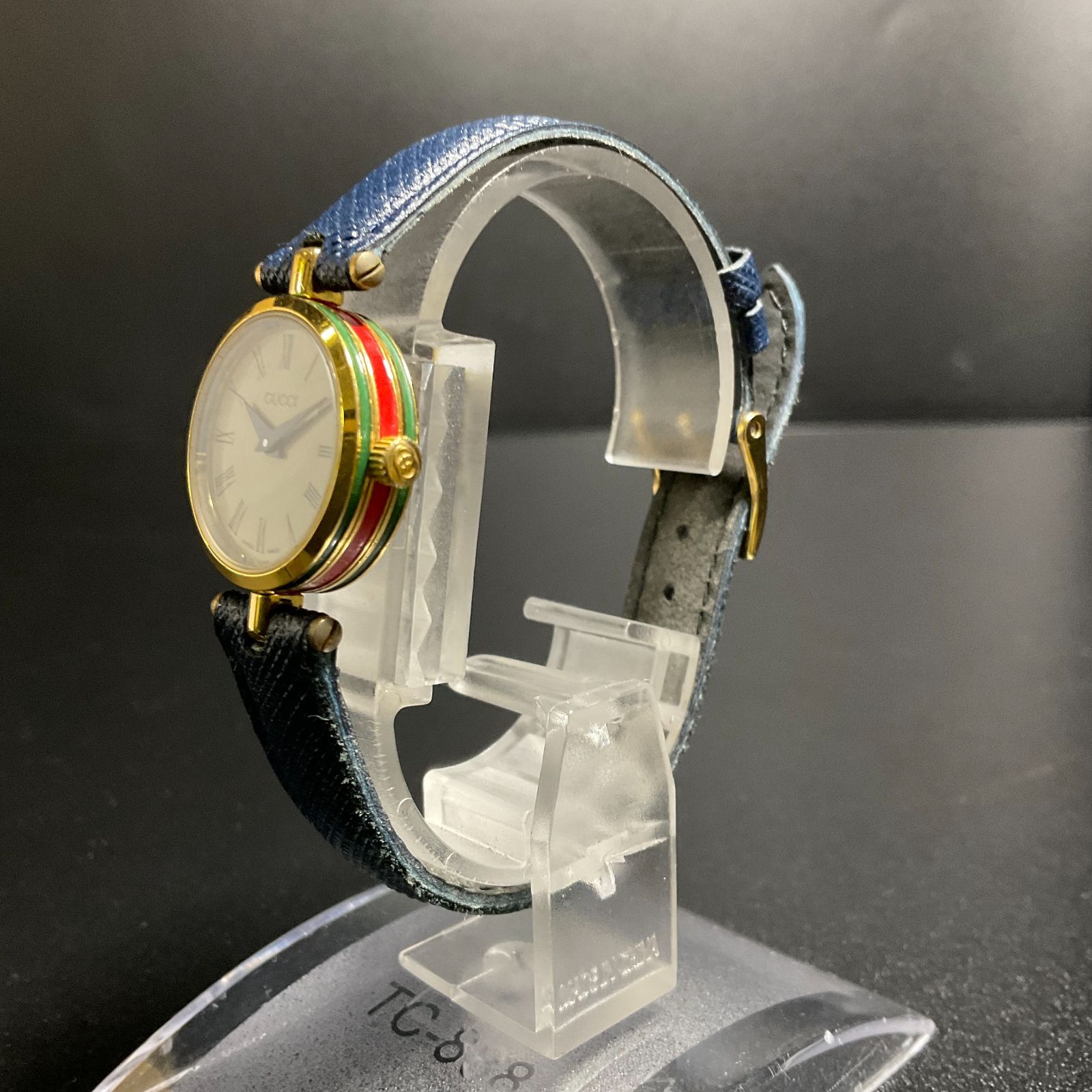 グッチ クォーツ 時計 不動