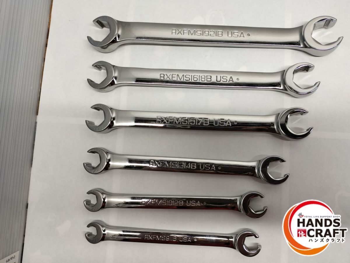 品 スナップオン Snap-on RXFMS フ ナットレンチ 9-11 10-12 13-14 15-17 16-18 19-21 ６本