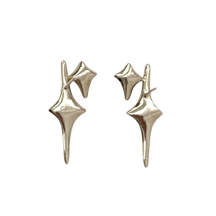 新作アイテムが満載。 Gakh ガク Sparkle Pierce 01 スパークル ピアス SV925 シルバー G4414-3127S 柄