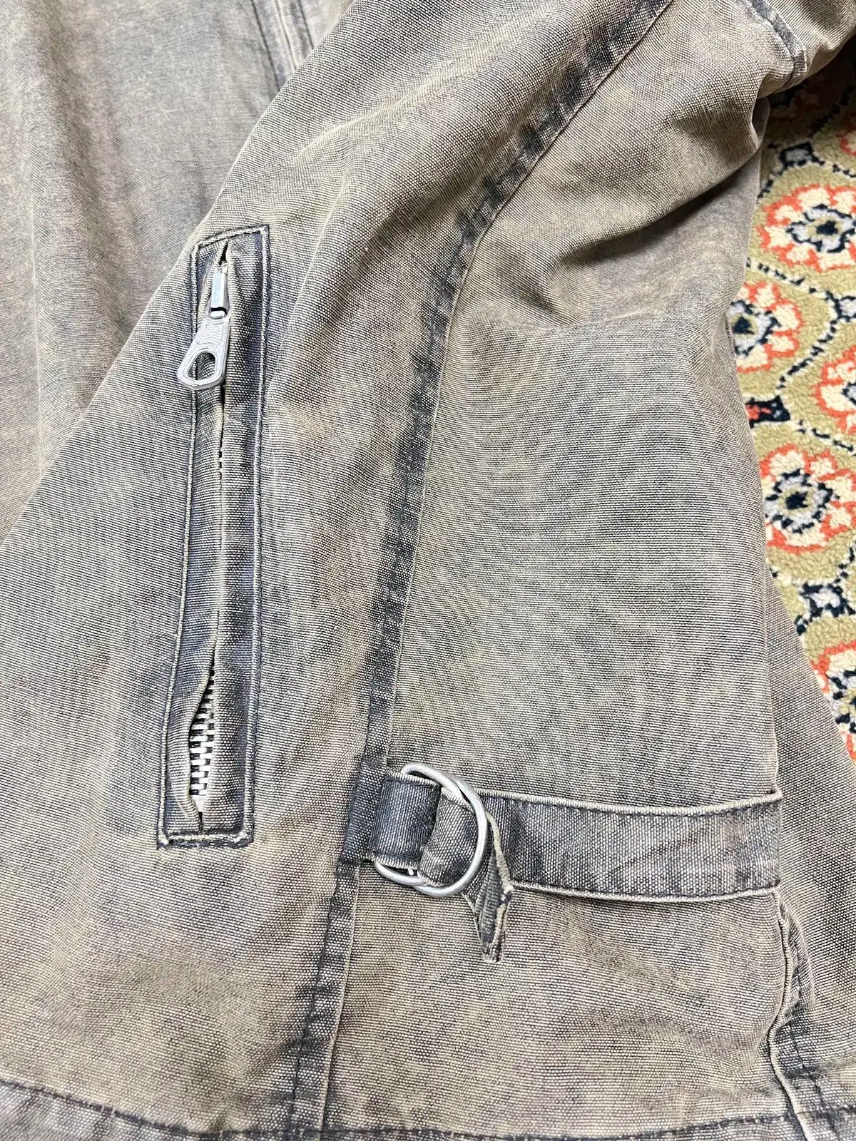 シスレー カフェレーサー ブラウン デニムジャケット L ODELLYA_COM