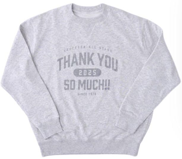 サザンオールスターズ サザン LIVE TOUR 2025 THANK YOU SO MUCH!! グッズ トレーナー スウェット XL