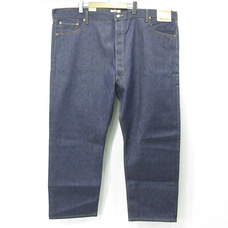 三重本店 Levi s リーバイス Lot. 501 ストレートボタンフライデニムパンツ WPL-423 ネイビー インディゴ ブルー サイズ 50 107