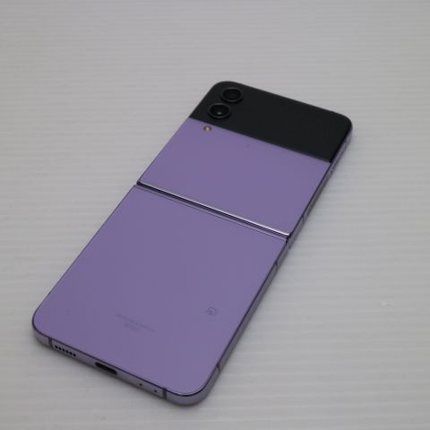 新品同様 SIMフリー Galaxy Z Flip4 パープル スマホ 土日祝発送 即日