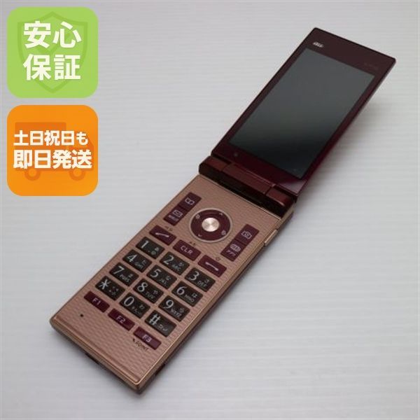 au KYF35 MARVERA ワインレッド ガラケー KYOCERA au 本体 土日祝発送OK 09000