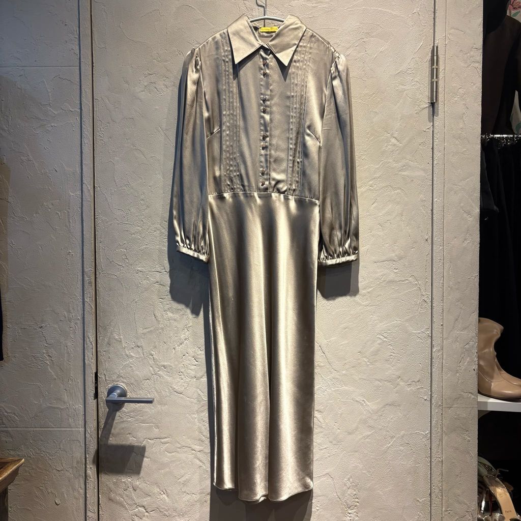 CATHERINE MALANDRINO キャサリン マランドリーノ SHIRT DRESS シャツドレス ベージュ 代官山A11