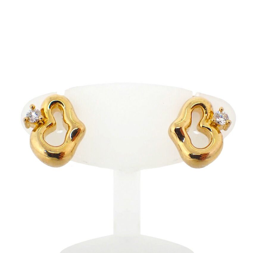 POLA 750YG K18 ダイヤモンド ピアス j89-2