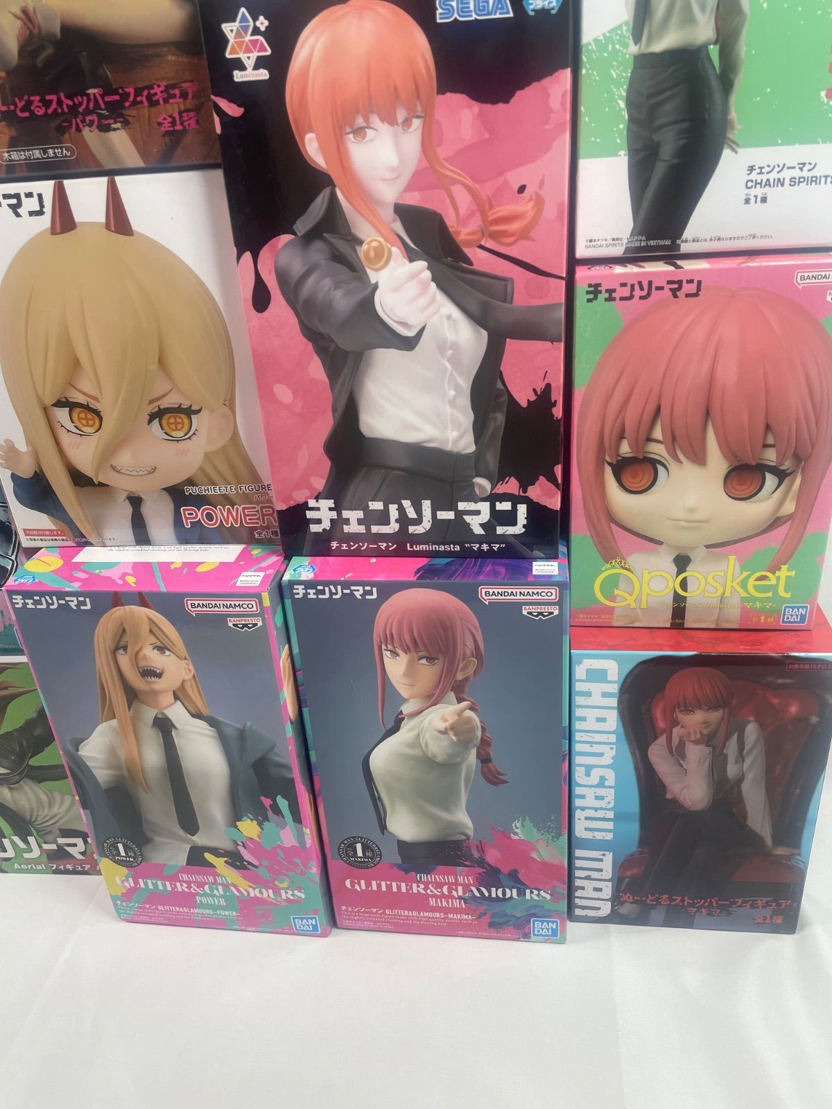 A2054・チェンソーマン 未開封 フィギュア まとめ 19個 箱ダメージ品