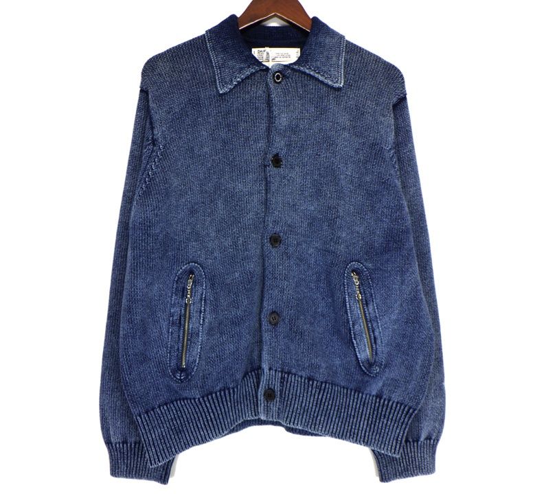 ダイリク DAIRIKU 25AW Vintage Dyed Knit Jacket 25AW K5 ヴィンテージ ダイド ニット ジャケット 45253