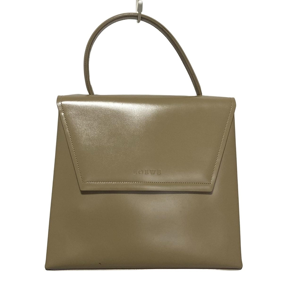 LOEWE レザーハンドバッグ ロエベ/ベージュ ロエベ LOEWE アマソナ23 2way レザー ハンドバッグ ベージュ WS8325