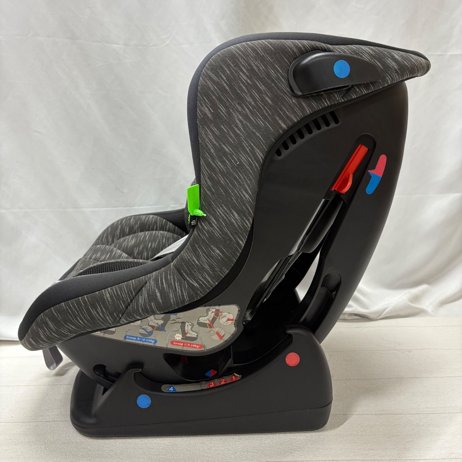 Smart Angel チャイルドシート ブラック/グレー 黒 - メルカリ