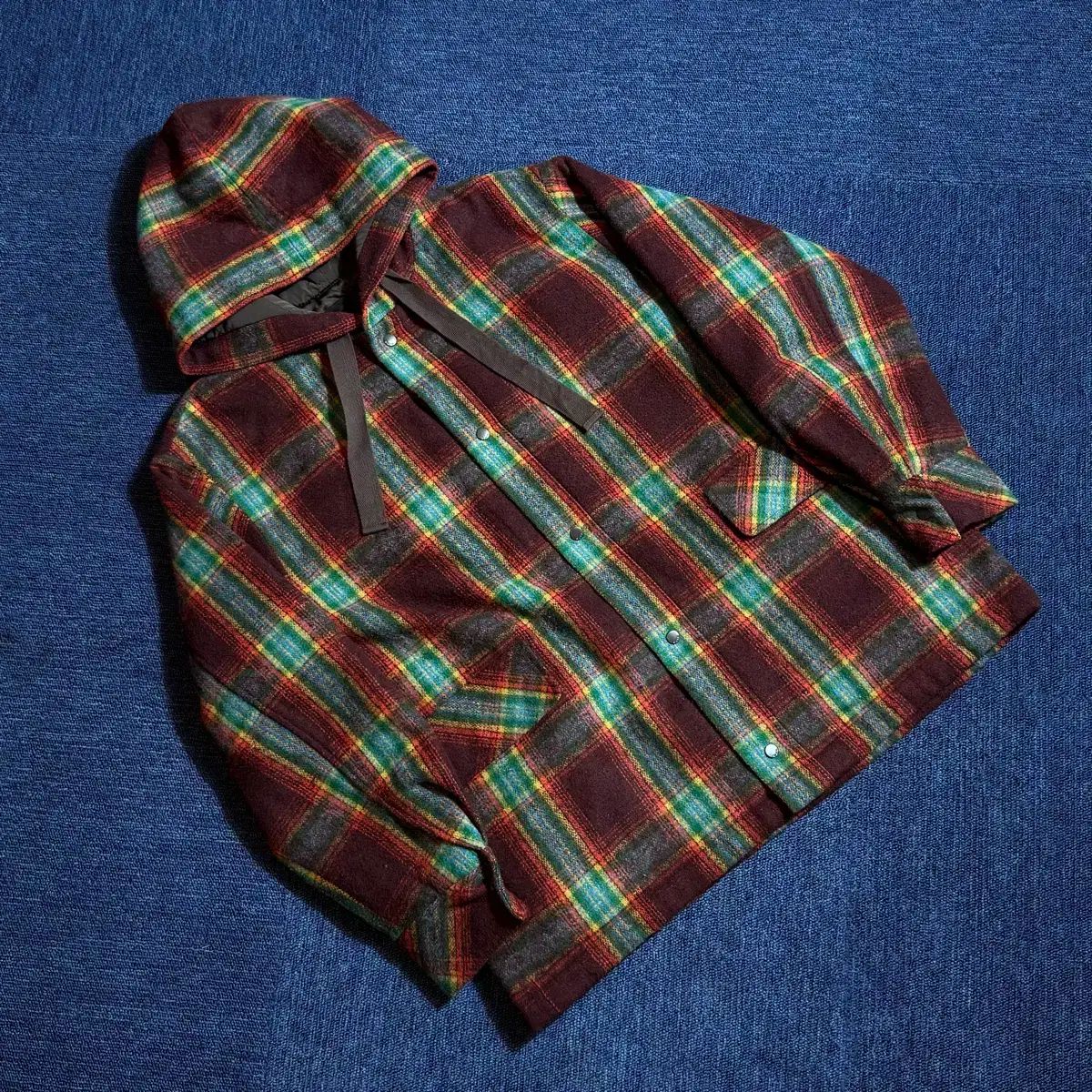 ヴィンテージ CHECK キルティング ジャケット