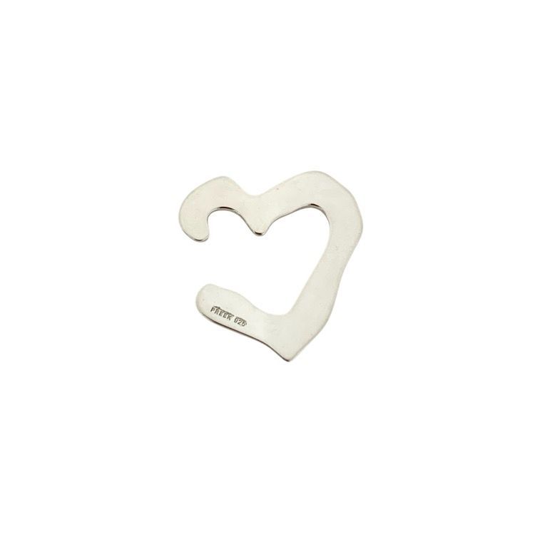PREEK プリーク ROUGH HEART EAR CUFF ラフハートイヤーカフ SV 925 シルバー YU-205
