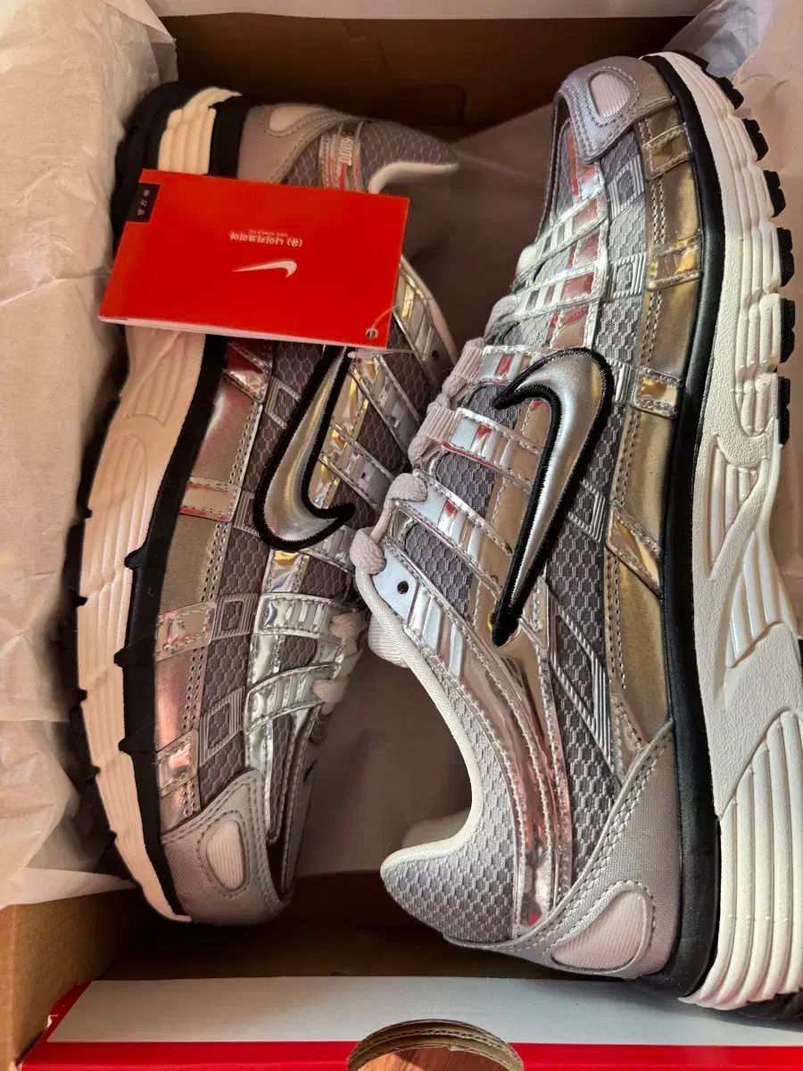 ナイキ P-6000 メタリック シルバー