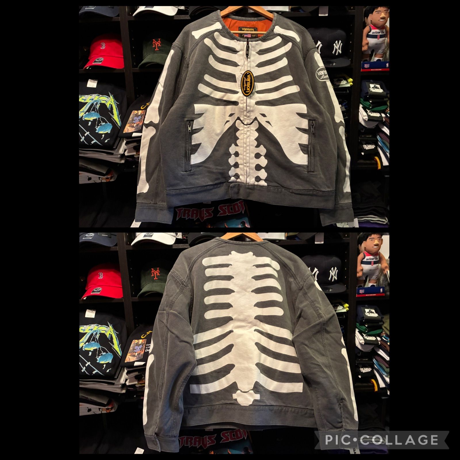 VANSON DENIM RIDERS JACKET RZV-2505 BLACK Lサイズ