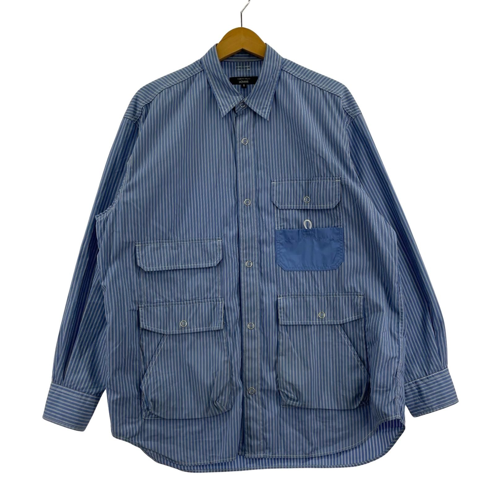 COMME des GARCONS HOMME 25SS ﾎﾟｹｯﾄ LSｼｬﾂ S