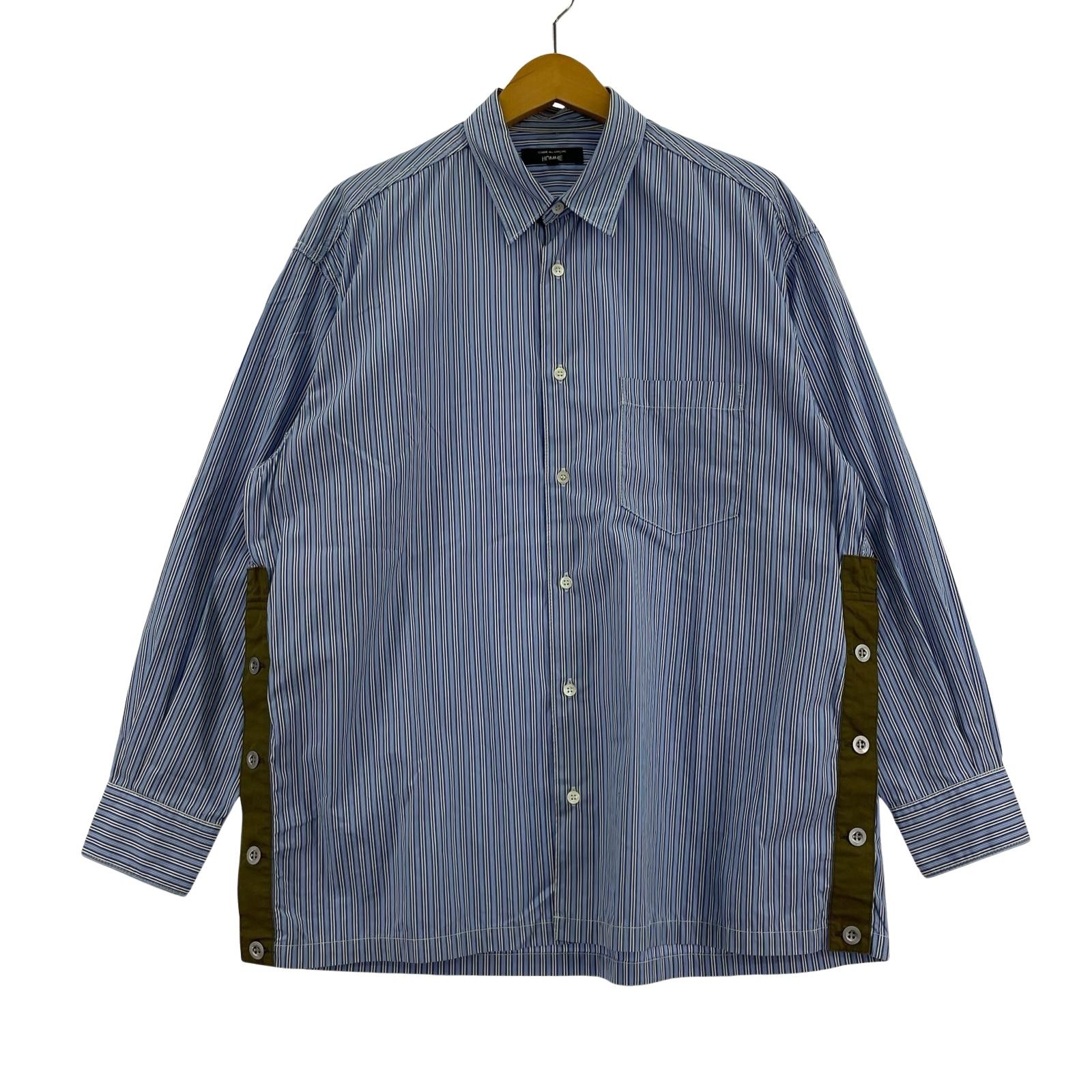 COMME des GARCONS HOMME 25 SS ｻｲﾄﾞｽﾘｯﾄ LSｼｬﾂ S