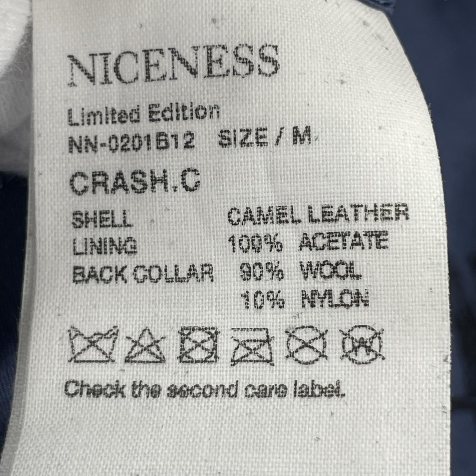 NICENESS 23AW CRASH.C ライダースジャケット M - メルカリ