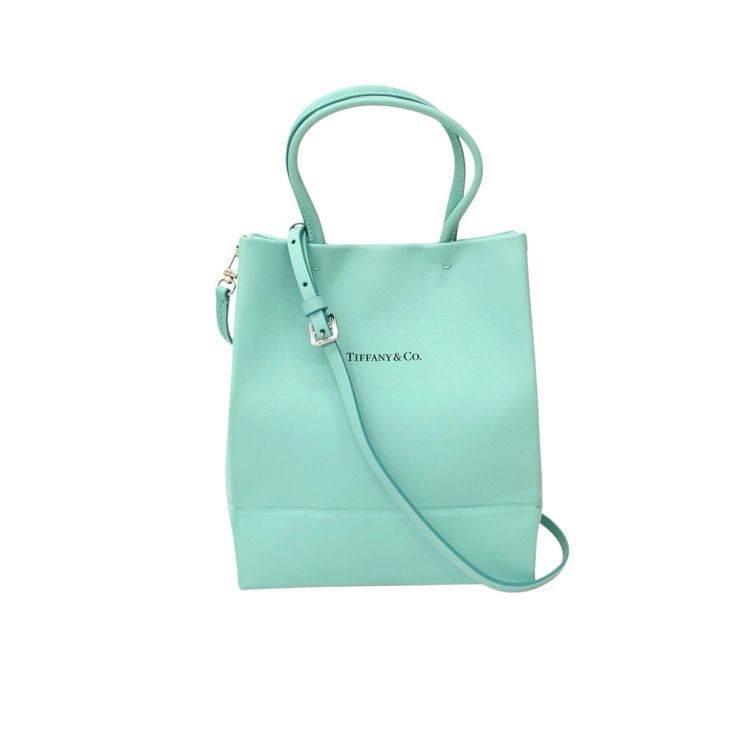 Tiffany & Co. 水色ショッピングバッグ置物 Tiffany & Co. 水色ショッピングバッグ置物