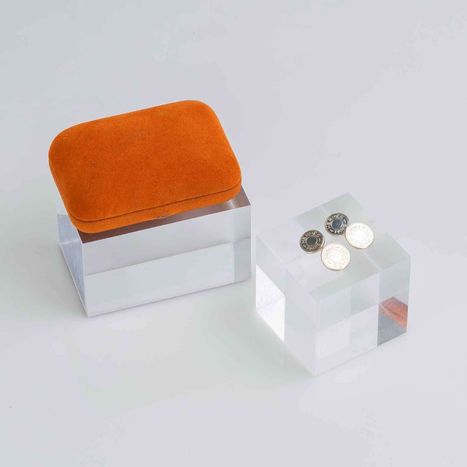 エルメス HERMES セリエ カフスボタン シルバー925 メンズ ブランド小物 フォーマル ビジネス ケース付