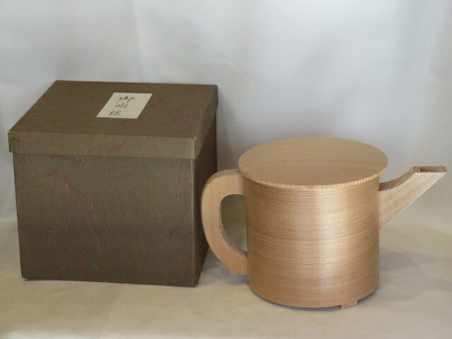 十一月 特売品 国産杉曲水次 片口曲水注 税込 超