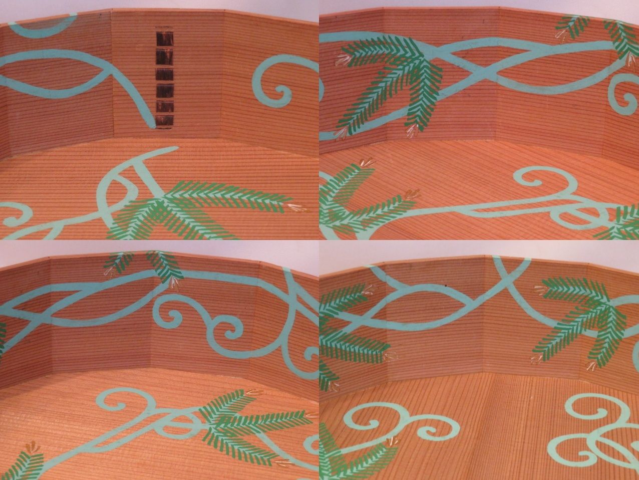 十一月 特売品 裏千家流 玄々斎好写 松唐草 炭斗〔立礼棚 点茶盤〕 税込 WWW_OPDRERGINERDOGAN_COM