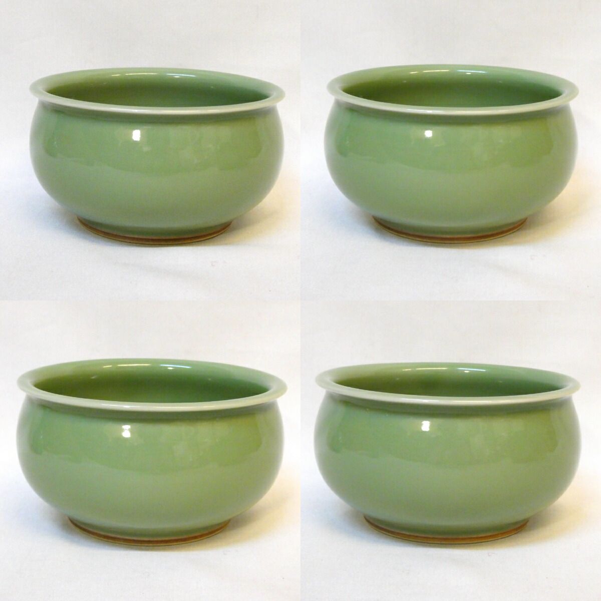 十一月の特売品】平安 手塚祥堂作 天龍寺青磁 台子皆具 青瓷 茶道具