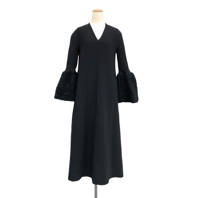 CFCL シーエフシーエル POTTERY REEF LUXE LONG BELL SLEEVE FLARE DRESS ポッタリーワンピース CF008KH169