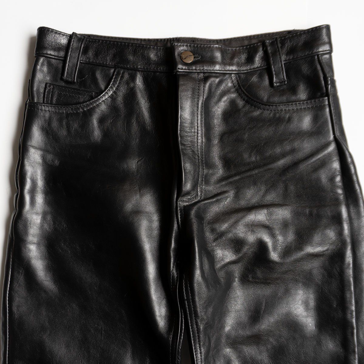 雰囲気抜群 VANSON レザーパンツ 32 ブラック バンソン 25110452