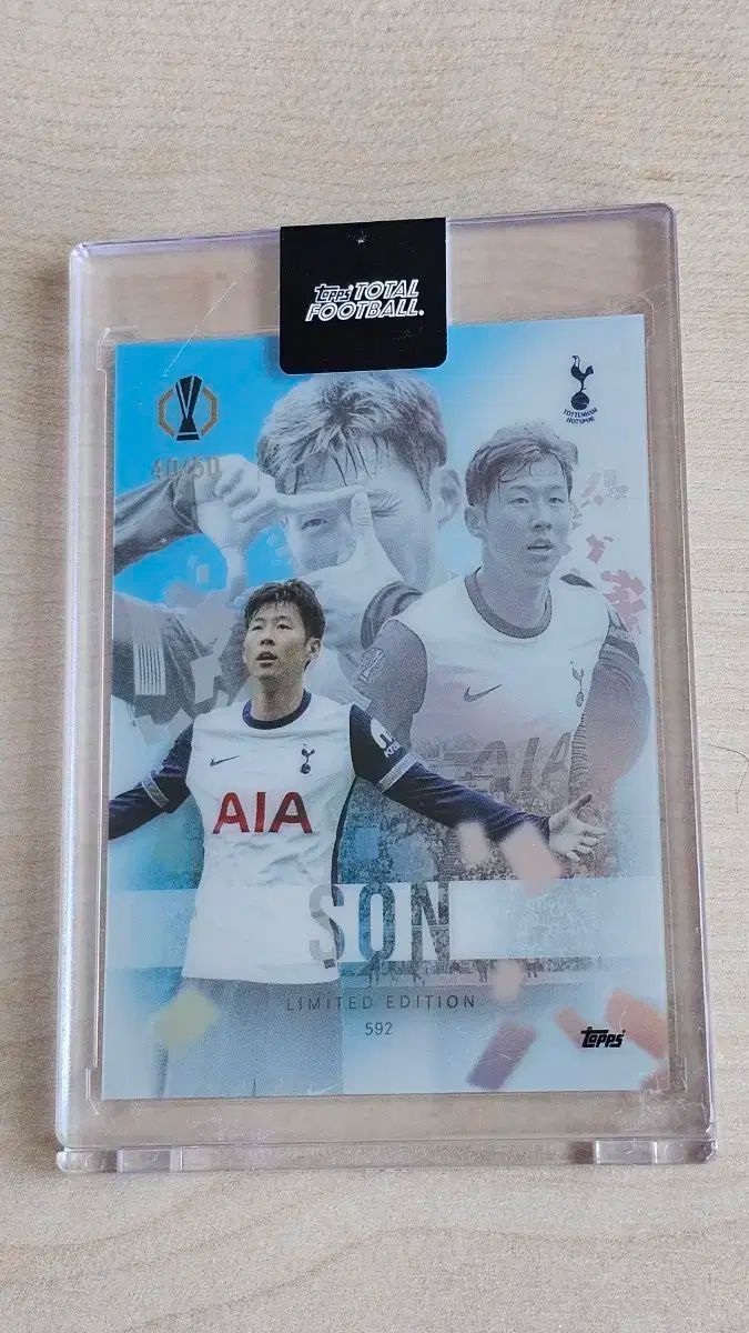 トッテナム ソン フンミン Topps total football 50 カード