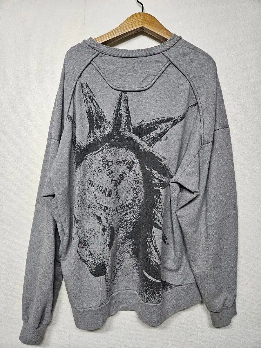 ジュンジェイ グレー 尖り髪 オーバーサイズ スウェット m