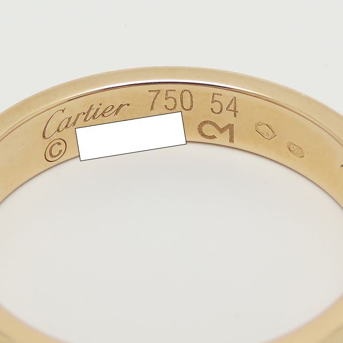 Cartier ミニ ラブリング #54 #14 PG K18 750 カルティエ 箱 保証書