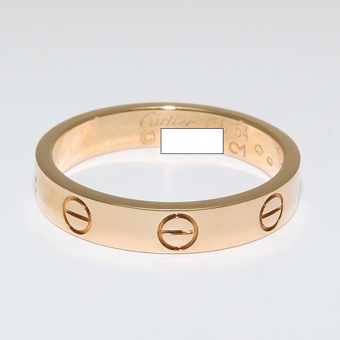 Cartier ミニ ラブリング #54 #14 PG K18 750 カルティエ 箱 保証書