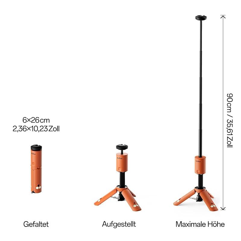 Outask三脚付ランタン キャンプライト 業界初の収納式キャンプライト LEDハンギングライト 充電式ランタン 12000mAhバッテリー内蔵 IPX6 IPX7防水懐中電灯 アウトドア キャンプ バーベキュー 家庭照明 ナイトフィッシング 緊急SOS