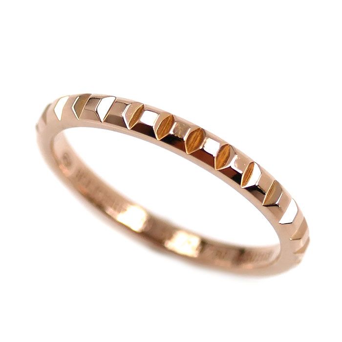 Boucheron ブシュロン K18PG ピンクゴールド キャトル クルドパリ スモール リング 指輪 JAL01164 10号 50 2.0g レディース