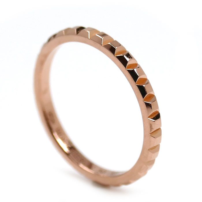 Boucheron ブシュロン K 18 PG ピンクゴールド キャトル クルドパリ スモール リング 指輪 10号 50 2.0 g レディース