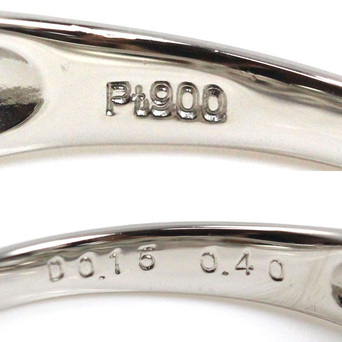 900プラチナ フラワーモチーフ