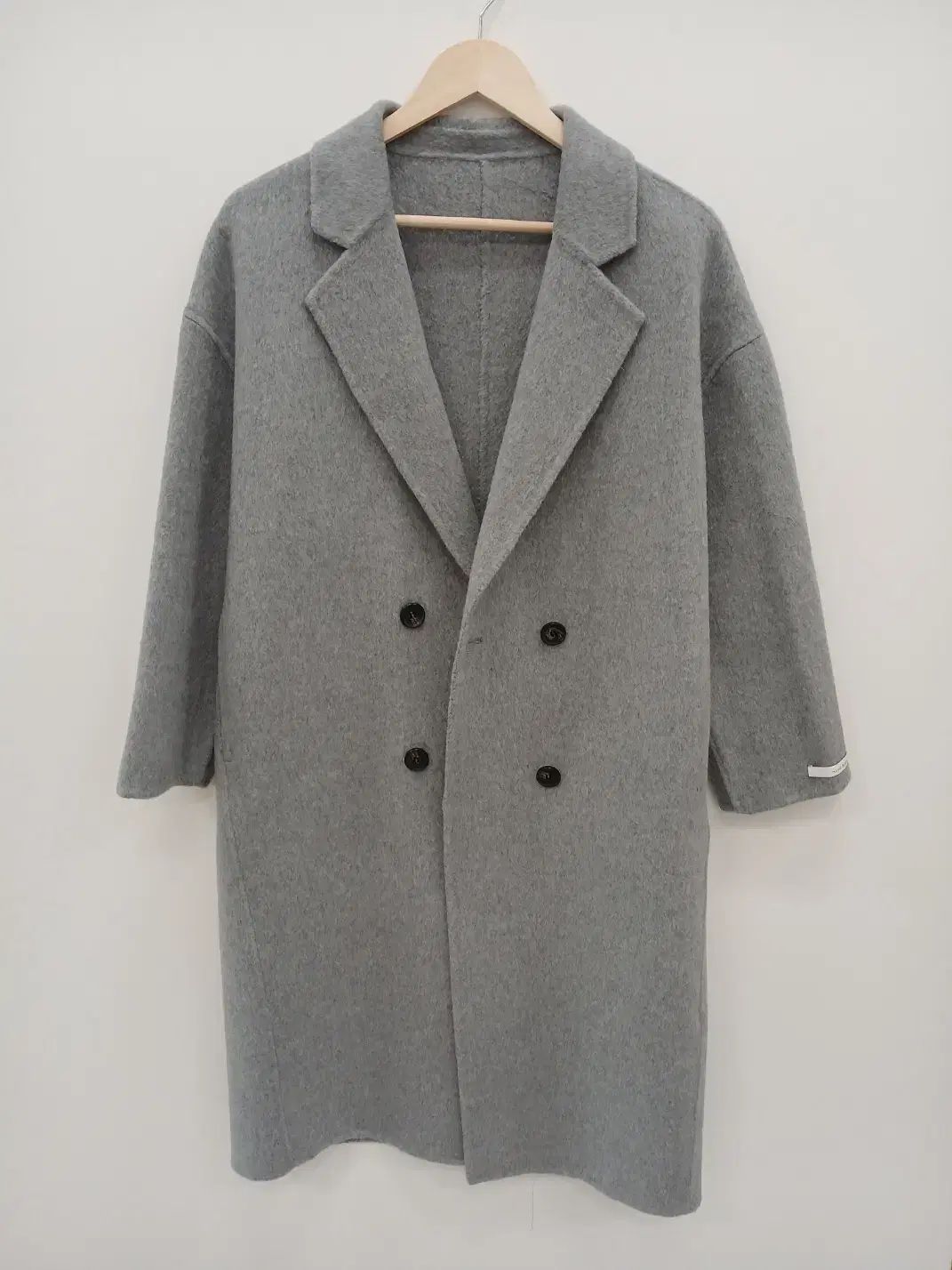 オーバーサイズ ダブルボタン ハンドメイト コート