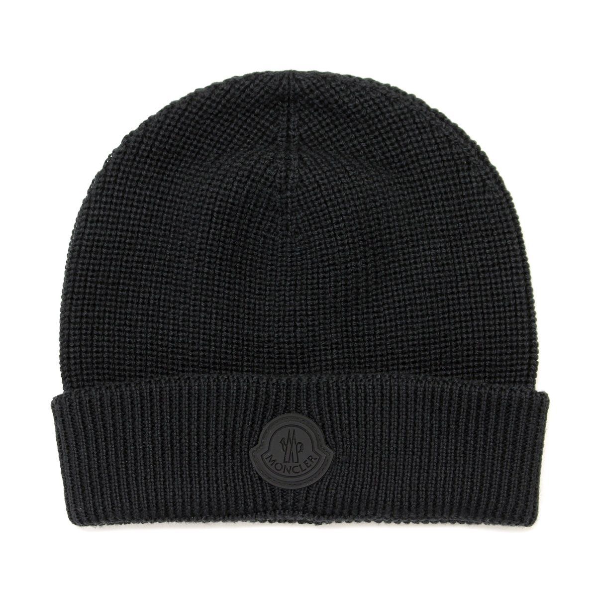 109 MONCLER モンクレール 3 B 00045 M 1121 ブラック ニットキャップ ニット帽 男女兼用