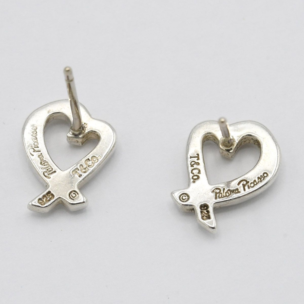 TIFFANY＆Co. ティファニー ラビングハート ピアス パロマ ピカソ 925 シルバー 約1.5 g H 14800
