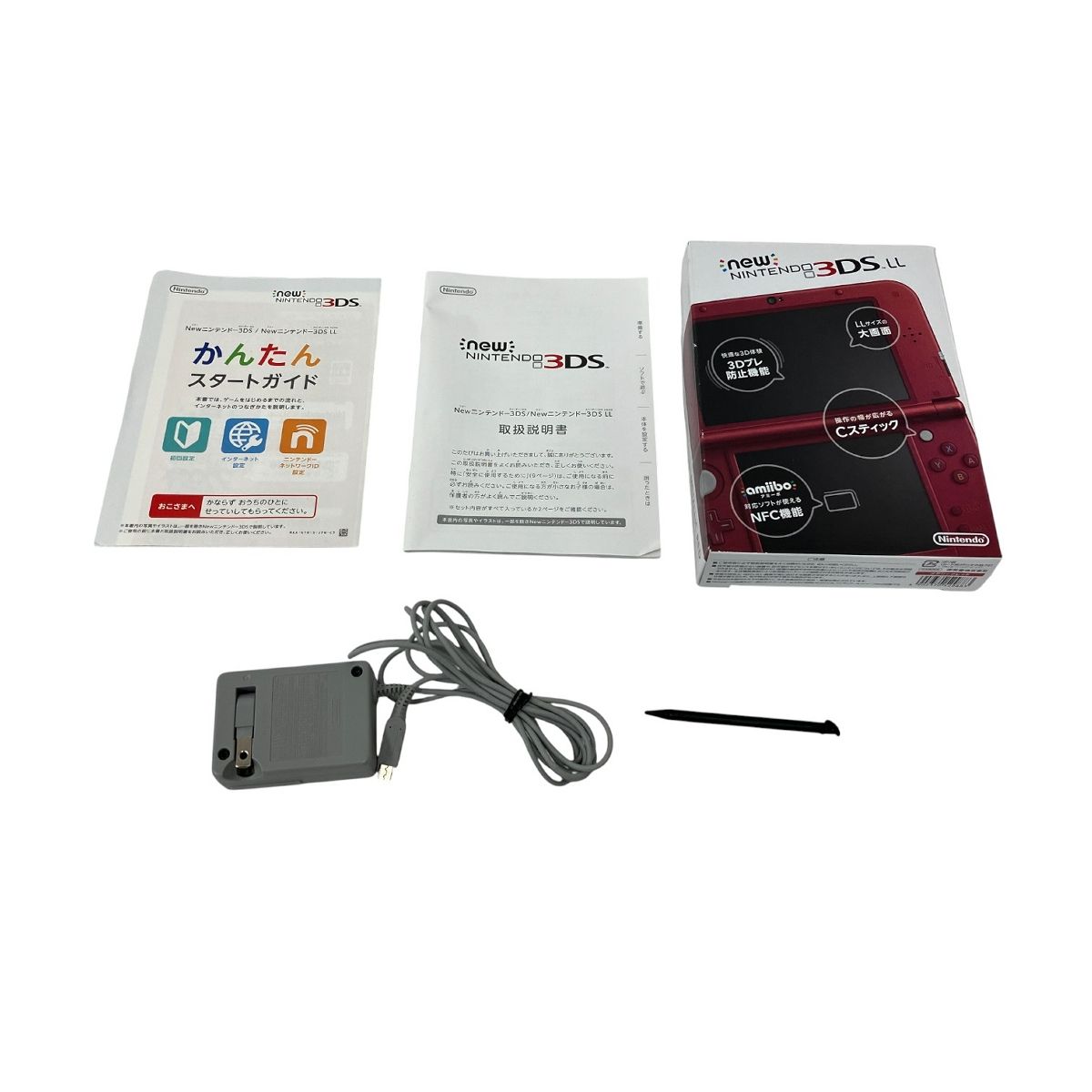 3 DS LL 赤 RED 001 ニンテンドー 任天堂 ゲーム機