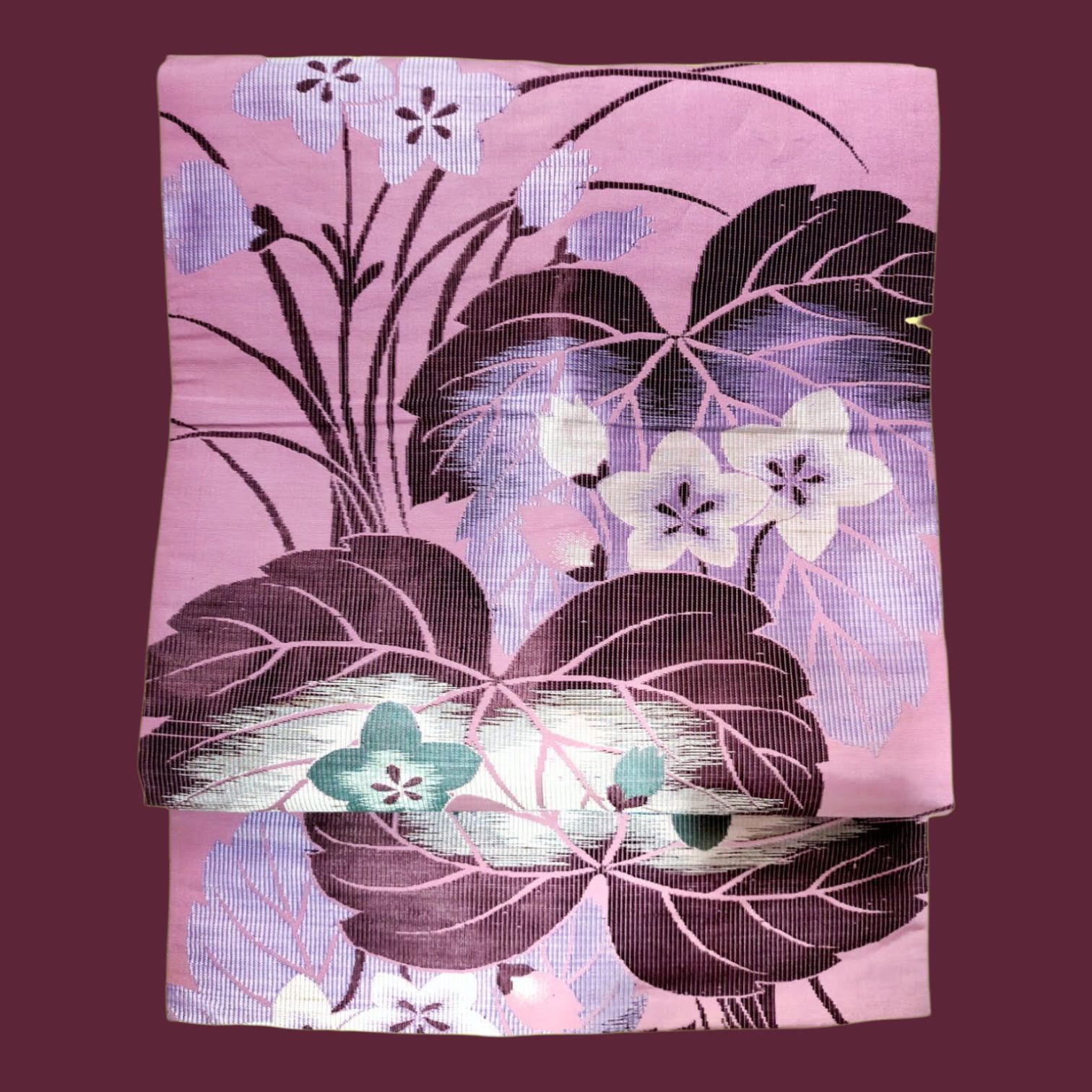 菊 桐の花 丸 アンティーク着物 名古屋帯 - メルカリ