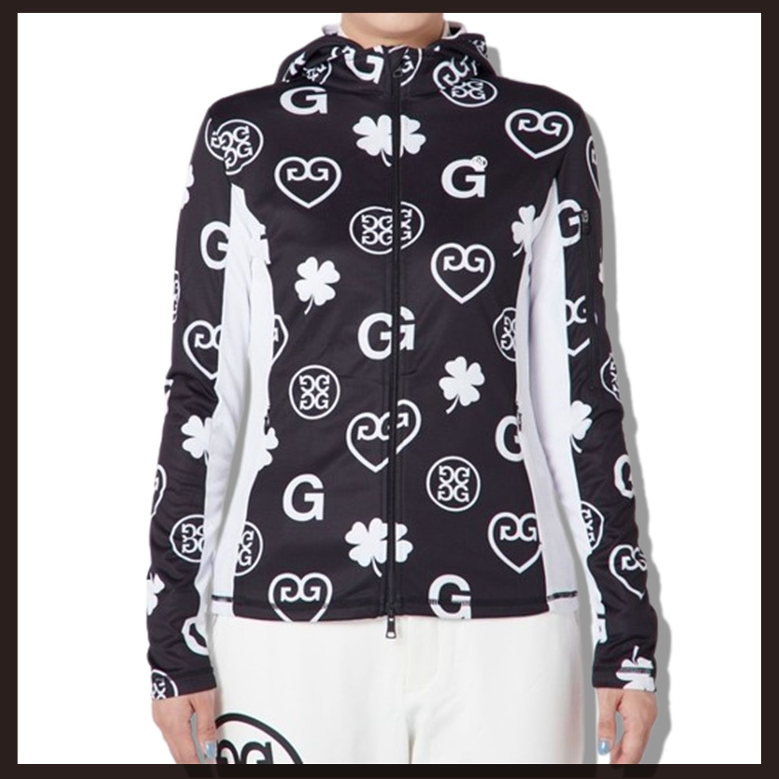 新品 未使用 G/FORE（ジーフォア） MU TECH 総柄プリントパーカー 36