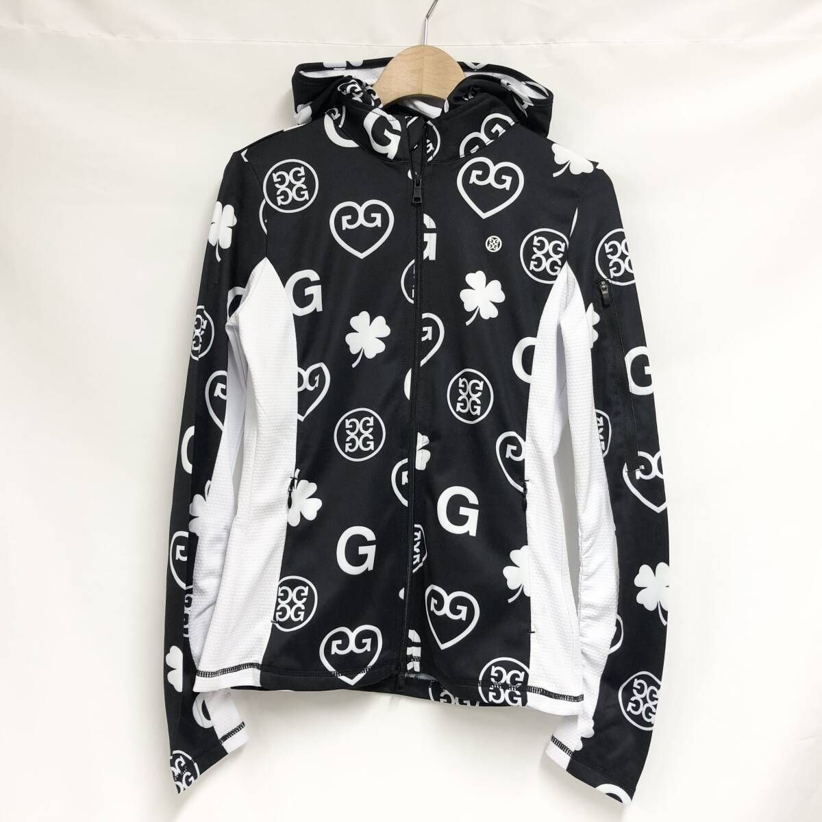 G/FORE ジーフォア WOMENS MU TECH 総柄 プリント パーカー 新品 未使用 G/FORE（ジーフォア） MU TECH 総柄プリントパーカー 36