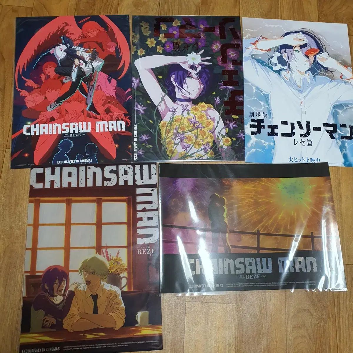 チェンソーマン 5種 A3オリジナル