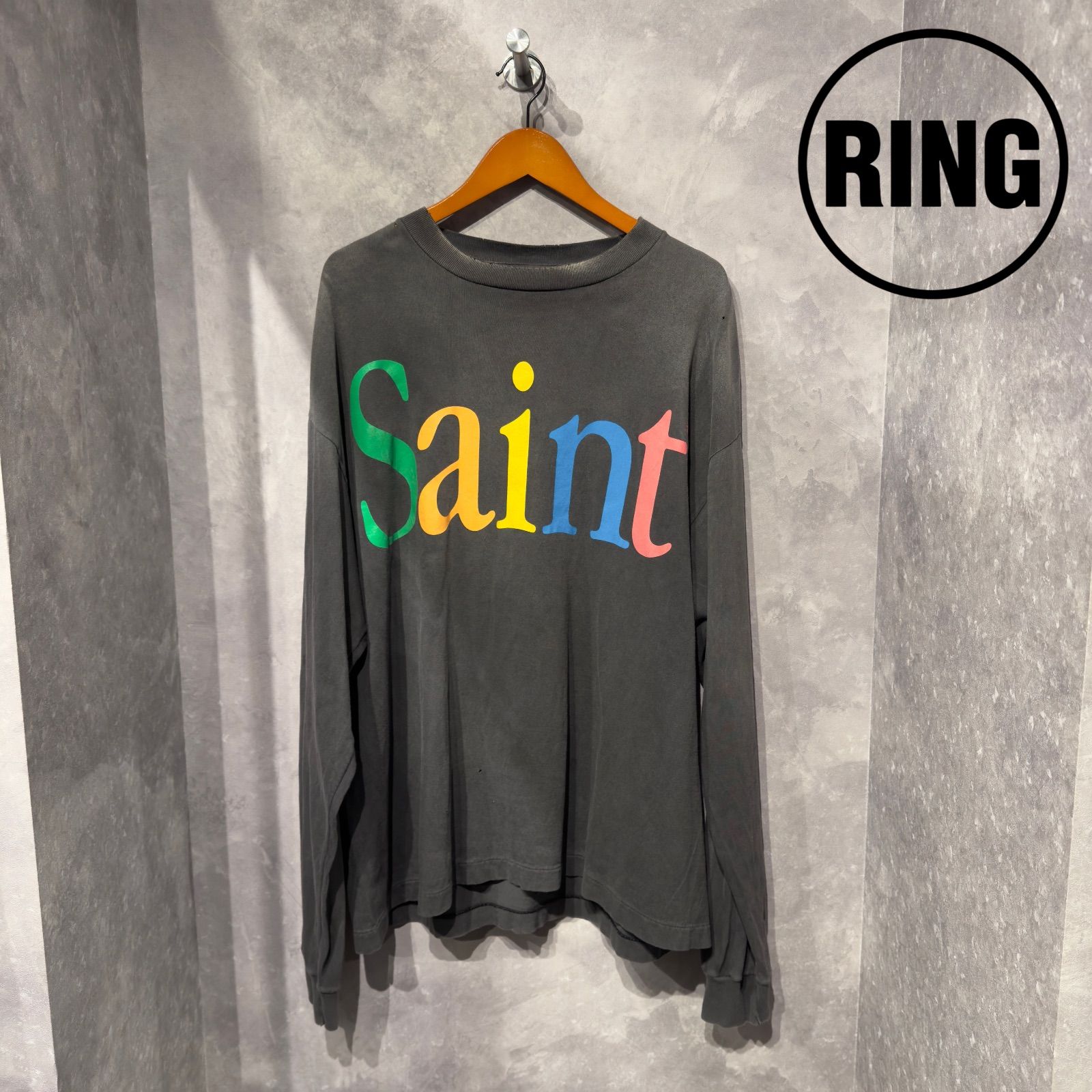 Saint Michael Saint Mxxxxxx Rainbow Logo L S Tee